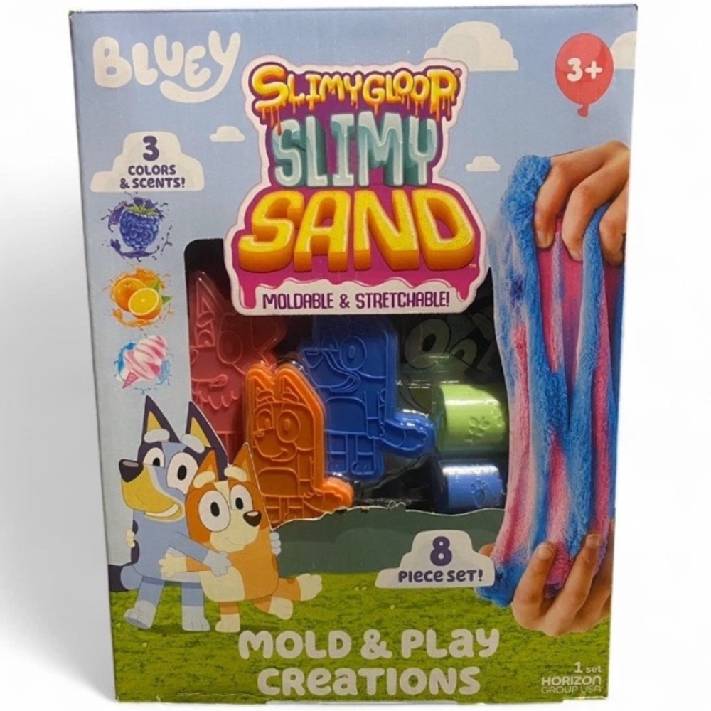 Bluey Slimy Sand Mold & Play Creations Set